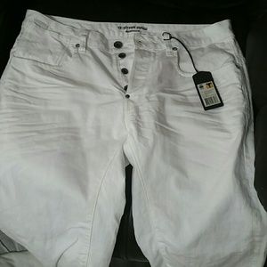G Star Raw Men's Jean's All White A Crotch  3D